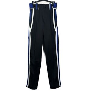 Black‎ Blue White Trim Youth Boombah Baseball Softball Pants Size 24 x 30